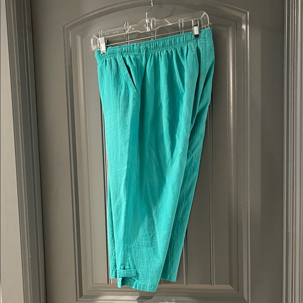 Jane Ashley Turquoise Pants